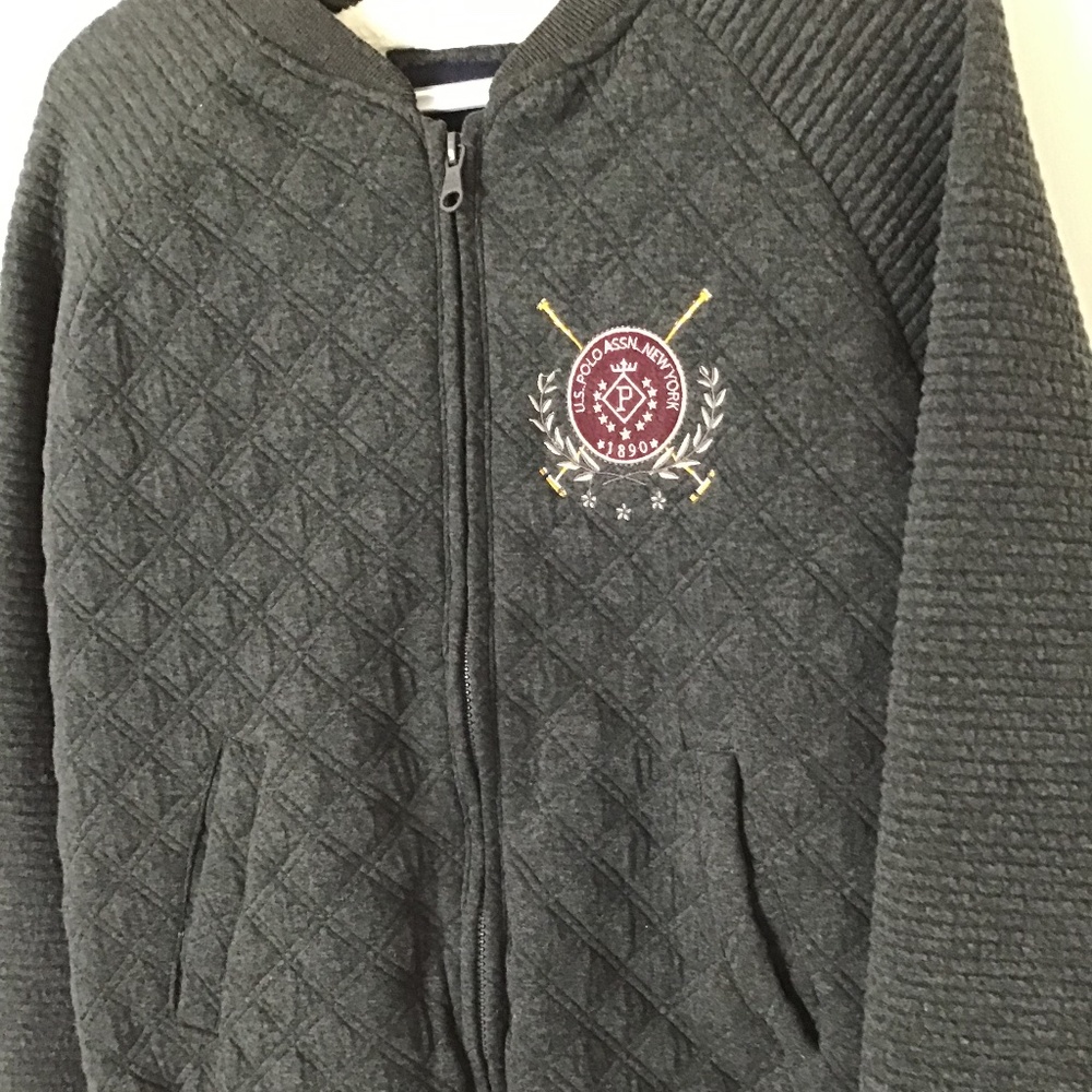 U.S. POLO ASSN. ZIP SWEATER-JACKET WOMENS - Picture 10 of 16